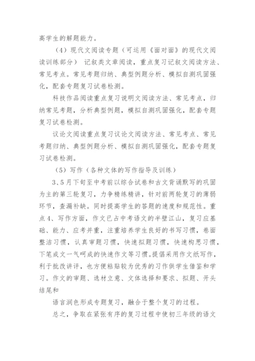 中考语文备考计划.docx