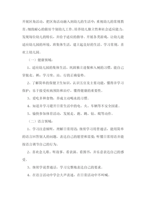 小班下学期班级常规工作计划(五篇).docx