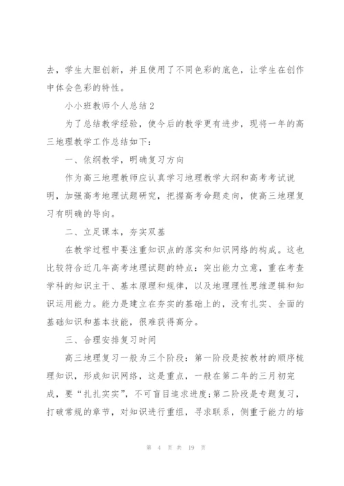 小小班教师个人教学总结5篇.docx