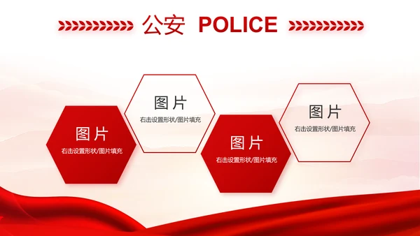 红色大气公安人民警察工作总结汇报动态PPT
