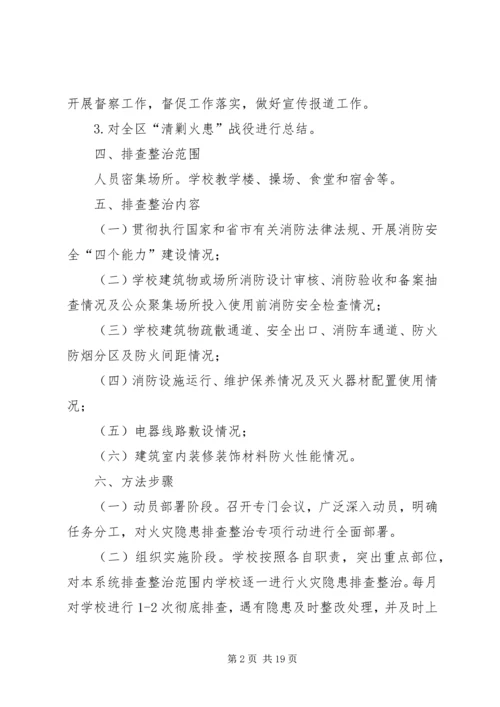 职高火灾隐患排查整治行动实施方案[定稿].docx