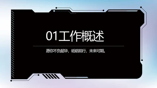 大气AI科技风工作总结汇报动态PPT