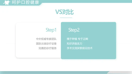 蓝色医疗牙科工作总结汇报计划PPT
