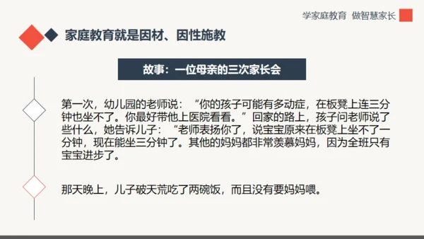 学家庭教育做智慧家长通用PPT模板