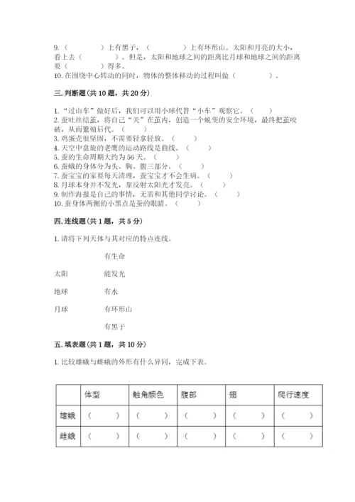 教科版科学三年级下册 期末测试卷（夺冠系列）.docx