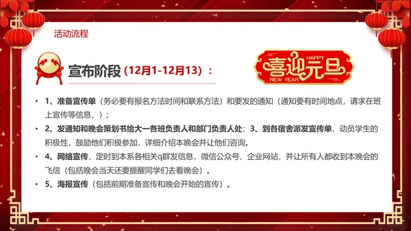 2023兔年元旦联会元旦联欢晚会活动策划PPT