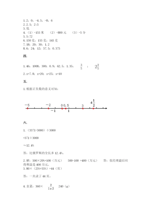 黑龙江【小升初】2023年小升初数学试卷一套.docx