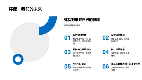 家长在环保教育中的作用PPT模板