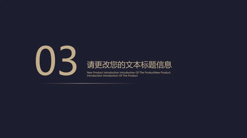 黑色奢华风极简低调商务汇报PPT模板