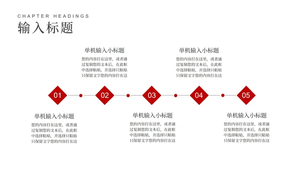 红色扁平风新春对联新年快乐PPT模板