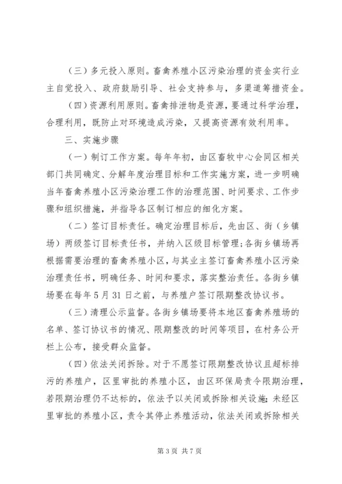 XX县区畜禽养殖污染整治工作方案.docx