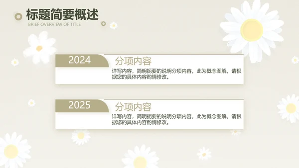 手绘淡雅小清新工作报告动态PPT