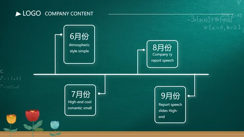 遇见最美教师感恩教师节动态PPT模板