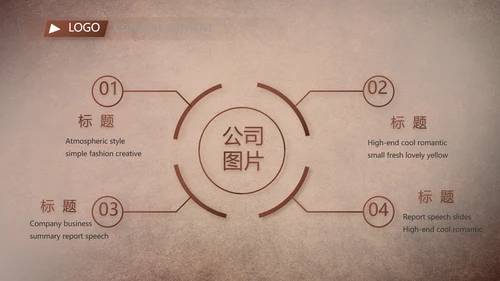 复古欧式风格工作总结商务PPT