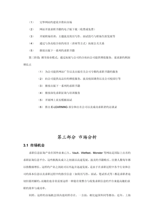 创业综合计划书模板样本.docx