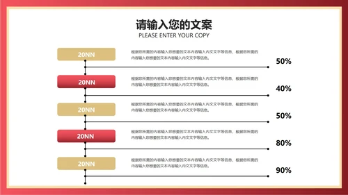 红色扁平风新年营销活动复盘策划方案PPT模板