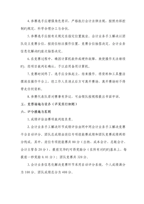 会计技能竞赛专题方案.docx