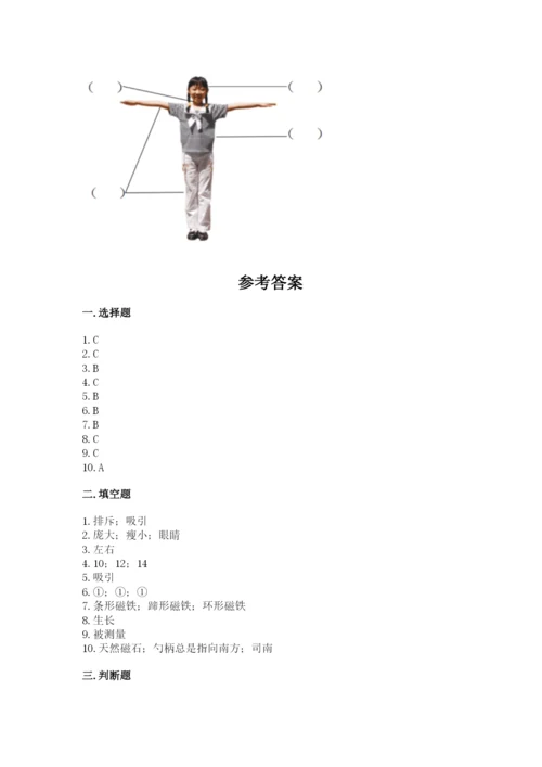 教科版二年级下册科学期末测试卷及参考答案1套.docx