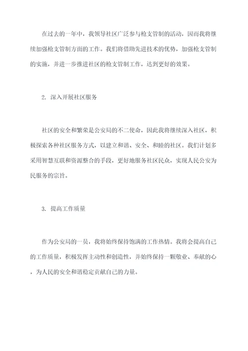 2017公安局个人总结