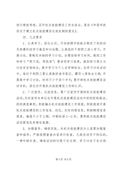 市运管处开展机关效能建设工作计划 (3).docx