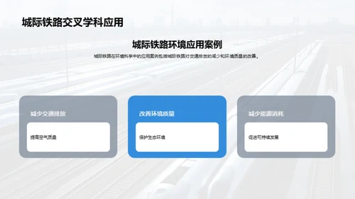跨界探索：城际铁路视角