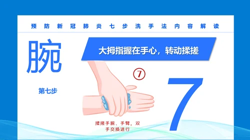 七步洗手法PPT课件模版