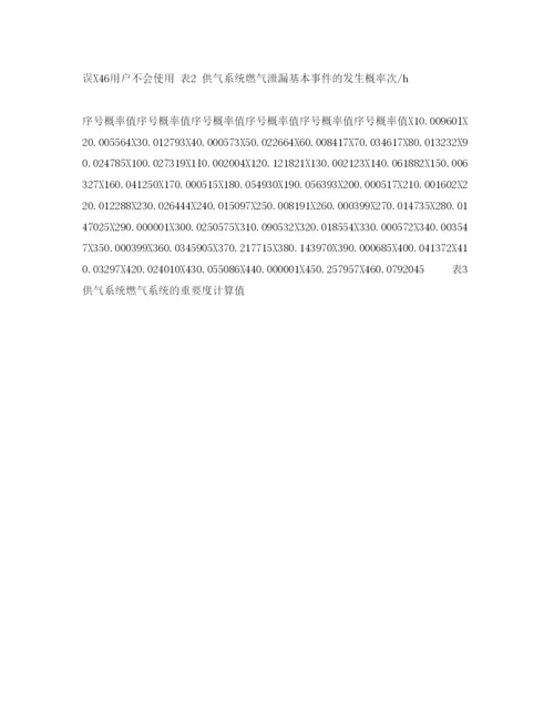 【精编】《安全管理论文》之户内管道供气系统泄漏事故树分析.docx