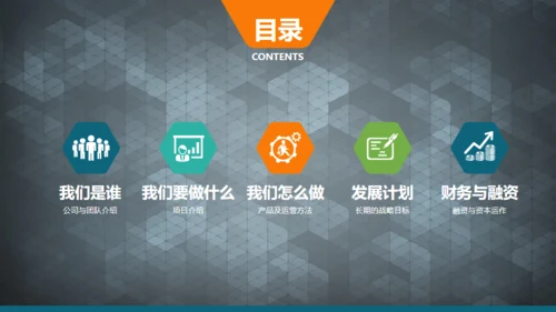 实用的创业商业融资计划书通用PPT模板