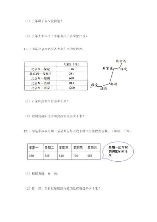 小学三年级数学应用题大全全面.docx