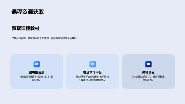 数学课程内容与应用