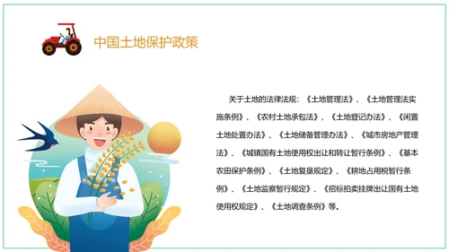 全国土地日农业耕地PPT模板
