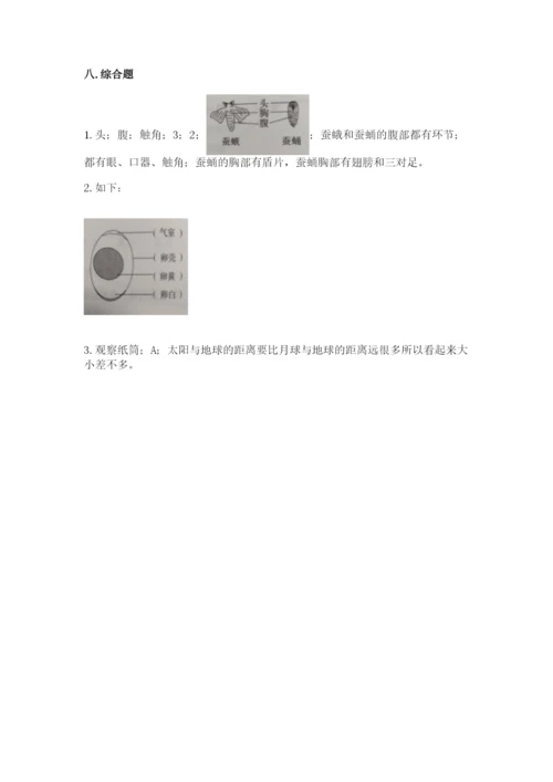 教科版小学科学三年级下册期末测试卷及完整答案（夺冠系列）.docx