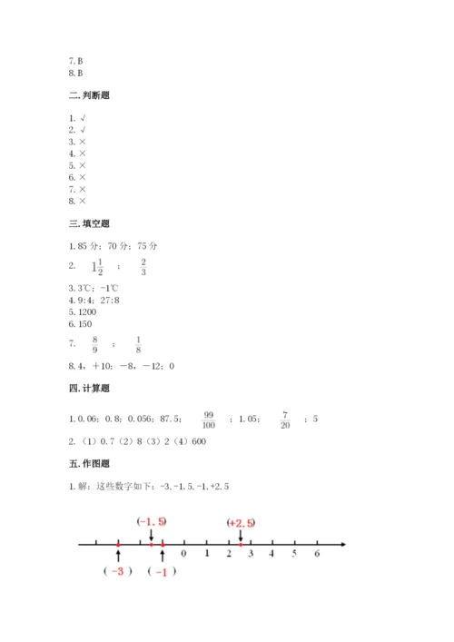 小升初六年级期末试卷（全优）.docx