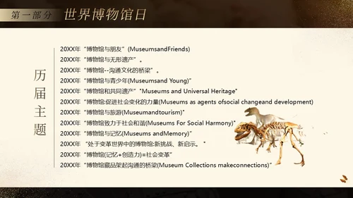 国际博物馆日博物馆历史博物馆知识文化PPT课件