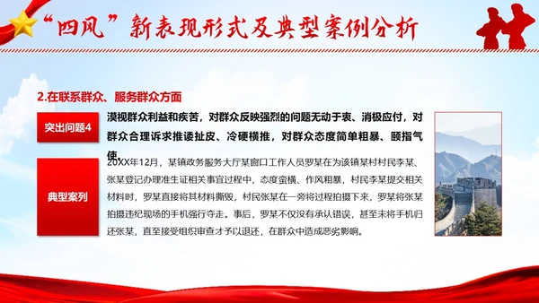 纠四风树新风作风建设党性教育党建PPT课件党课