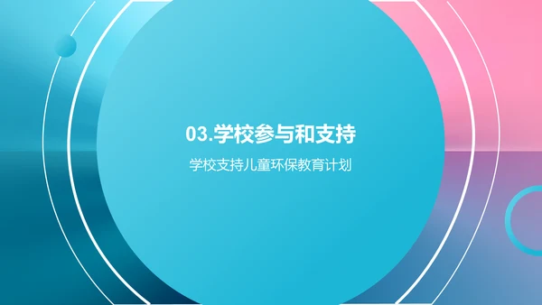 儿童环保教育计划推广