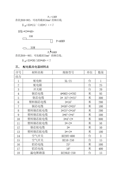 临时用电施工方案作业方案