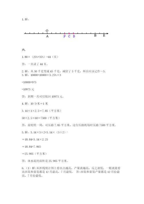 成都外国语学校小升初数学试卷含答案（达标题）.docx
