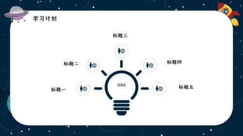 我是小宇航员开学季通用PPT模板