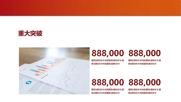 红色简约风乘风破浪扬帆起航工作表彰PPT模板