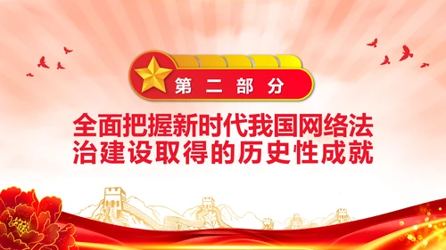 开创新时代网络法治工作PPT模板