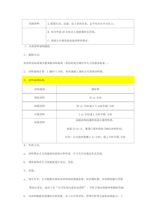内训师管理制度.docx