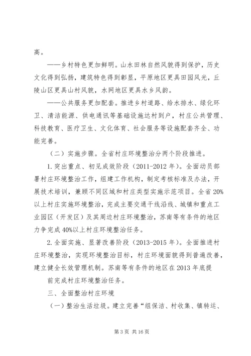 关于村庄环境整治地发言稿 (3).docx