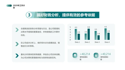 财务报表，财务年终总结PPT模板