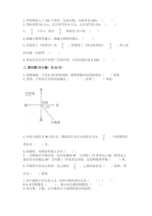 小学六年级上册数学期末测试卷附完整答案【夺冠系列】.docx