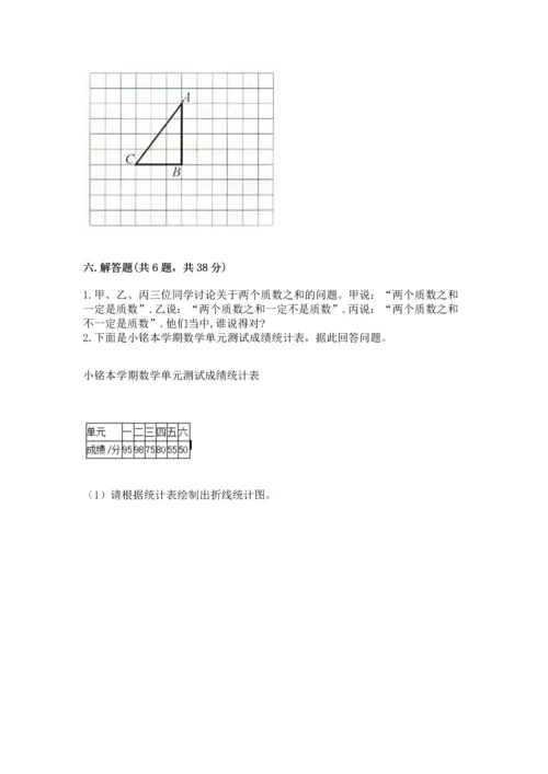 人教版五年级下册数学期末测试卷含完整答案【易错题】.docx