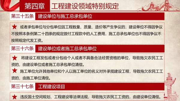 保障农民工工资支付条例全文解读PPT模板