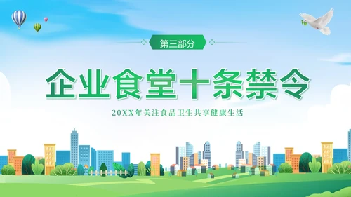 企业食堂从业人员食品操作流程安全食品安全PPT课件员工培训