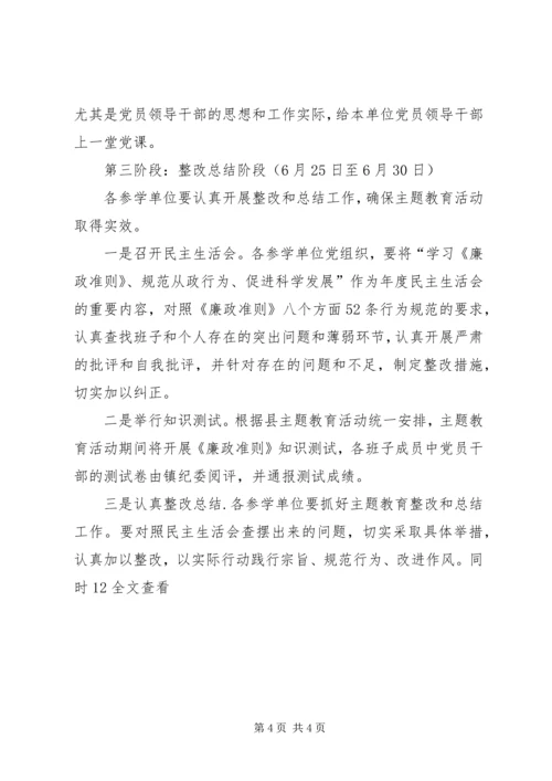 局党组书记学习《廉政准则》、规范从政行为、促进科学发展 (4).docx