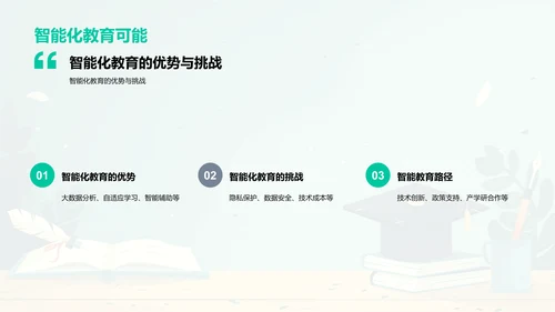 教育变革展望PPT模板